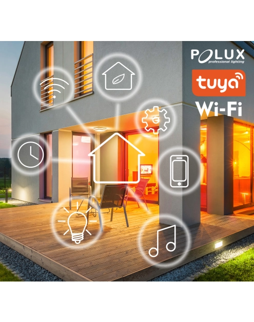 Zdjęcie: Pasek WiFi 5 m 3000K+6000K+RGB IP65 music Tuya POLUX