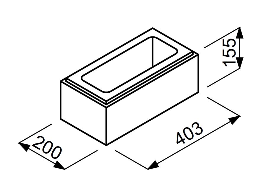 Zdjęcie: Bloczek ogrodzenia Drago BDR15 nero JONIEC