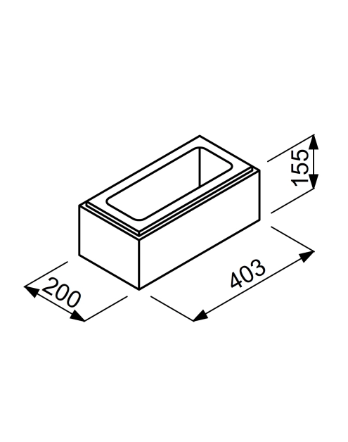 Zdjęcie: Bloczek ogrodzenia Drago BDR15 nero JONIEC
