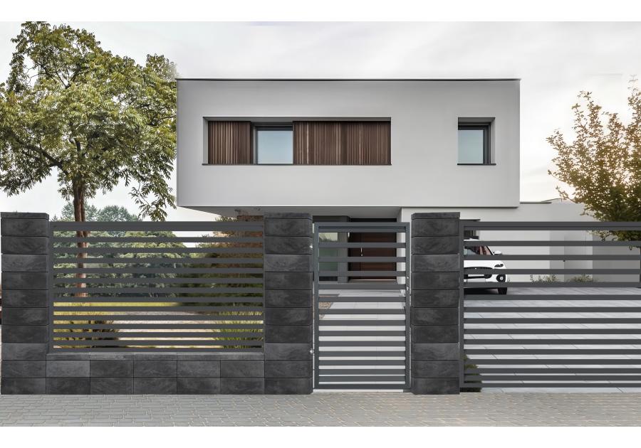 Zdjęcie: Bloczek ogrodzenia Drago BDR15 nero JONIEC