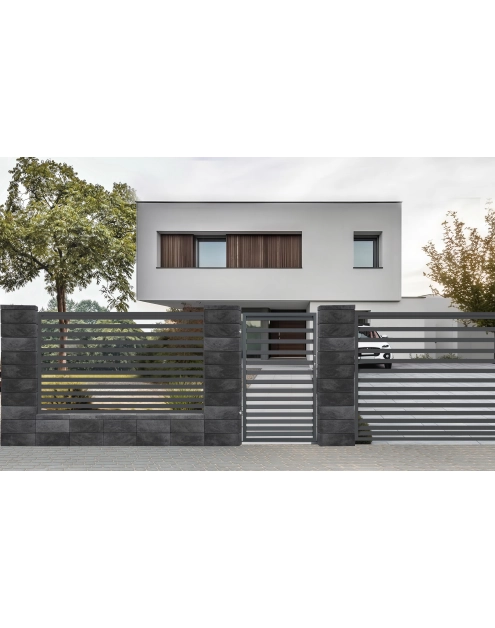 Zdjęcie: Bloczek ogrodzenia Drago BDR15 nero JONIEC