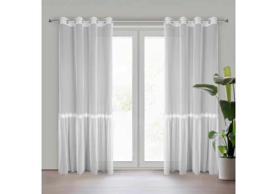 Zdjęcie: Firana gotowa Alison 140 x 250 cm biały EUROFIRANY