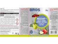 Zdjęcie: Oprysk na choroby grzybowe Miedzian 50WP 50 g BROS