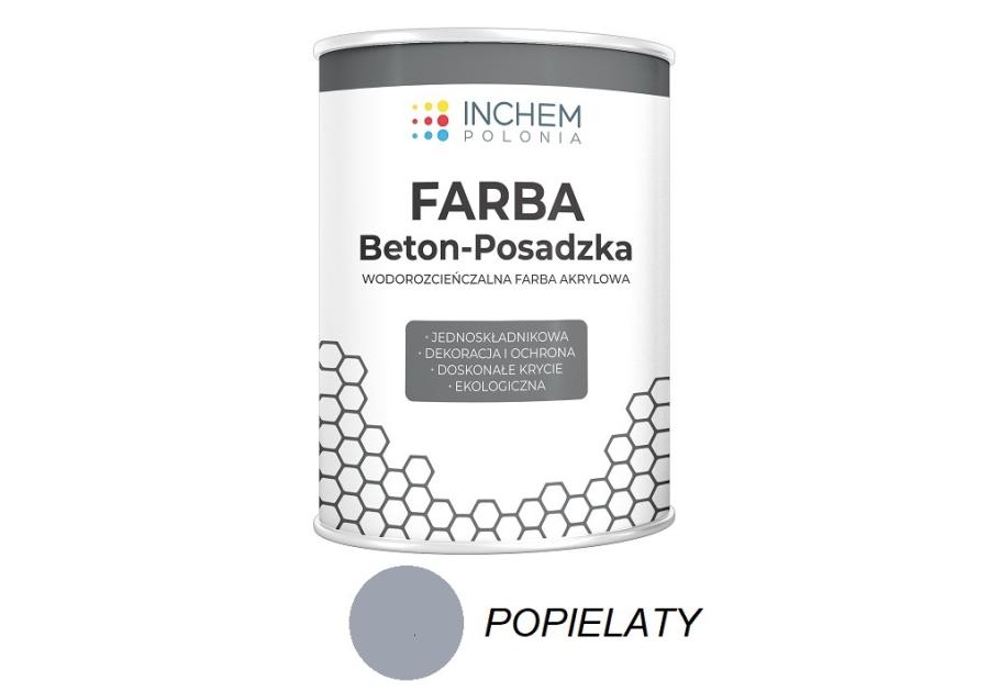 Zdjęcie: Farba Beton-Posadzka popielaty 800 ml INCHEM POLONIA