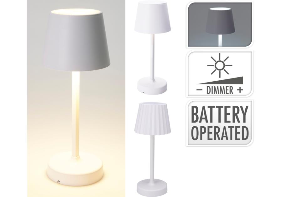 Zdjęcie: Lampa stołowa 10x26 cm biała KOOPMAN