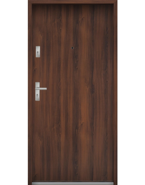 Zdjęcie: Drzwi wejściowe do mieszkań Bastion N-02 Orzech 90 cm prawe ODO KR CENTER