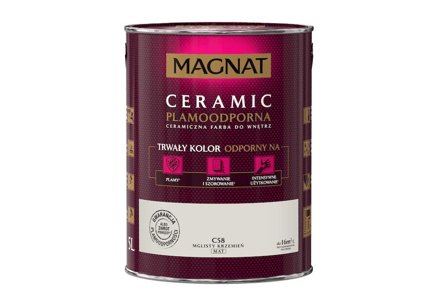 Zdjęcie: Farba ceramiczna 5 L mglisty krzemień MAGNAT CERAMIC
