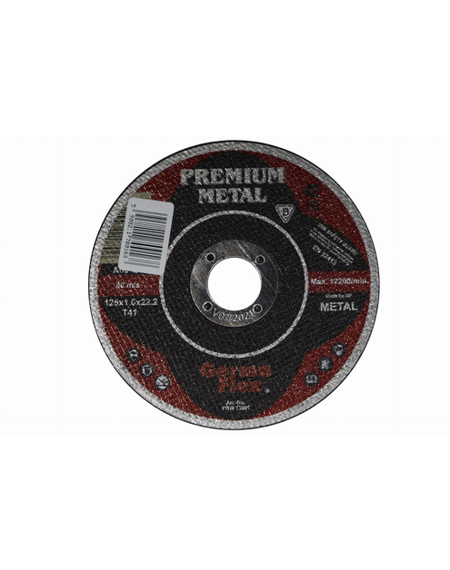 Zdjęcie: Tarcza płaska do cięcia metalu Premium 125x22,2 mm GLK
