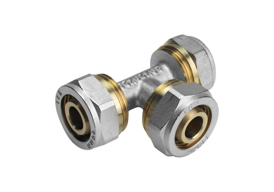Zdjęcie: Trójnik skręcany PEX 20x20x20 mm TYCNER