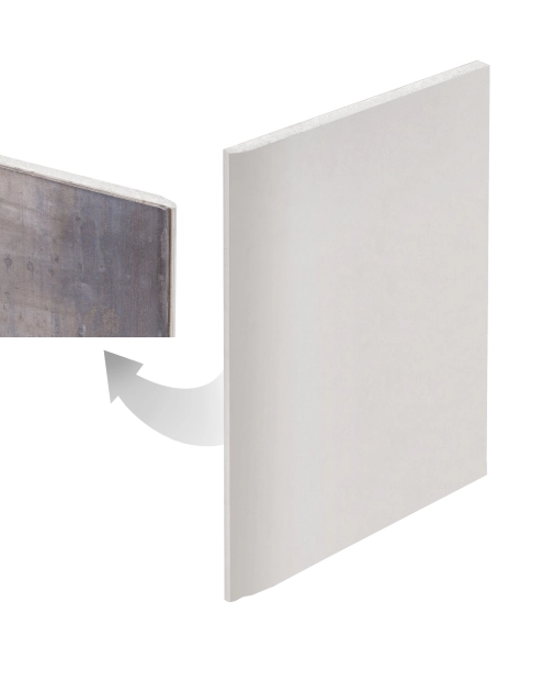 Zdjęcie: Płyta z powłoką ołowianą 1,5 mm 625x2000x12,5 mm KNAUF