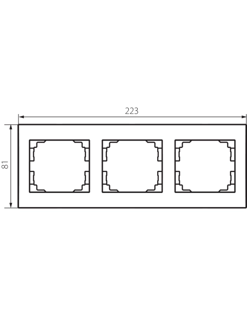 Zdjęcie: Ramka Logi x3 02-1480-002 MOWION