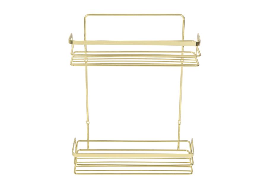 Zdjęcie: Półka podwójna Niagara kolor złoty BISK