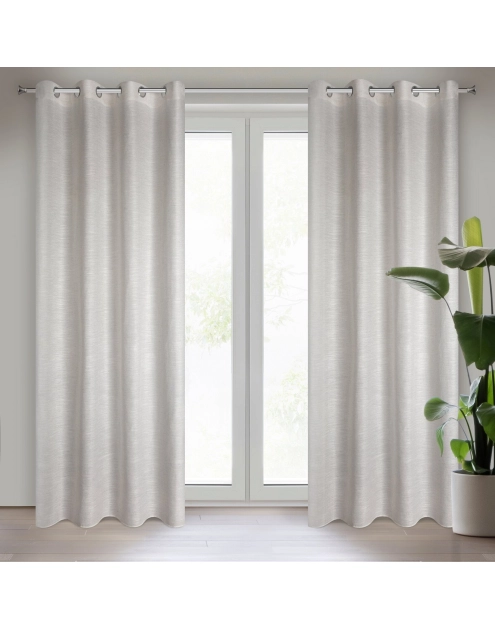 Zdjęcie: Zasłona gotowa Anita 140x250 cm naturalny EUROFIRANY