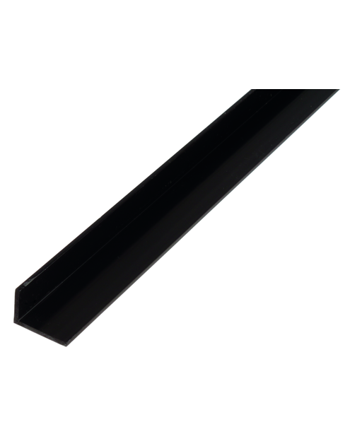 Zdjęcie: Profil kątowy PVC czarny 2000x20x10x1,5 mm ALBERTS