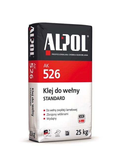 Zdjęcie: Klej do wełny Standard 25 kg AK526 ALPOL