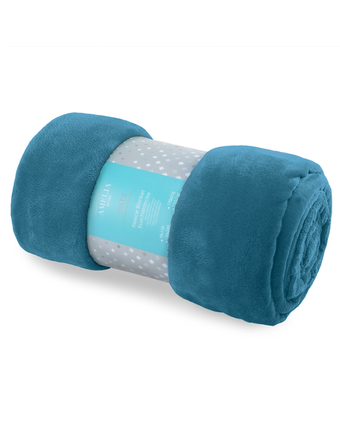 Zdjęcie: Koc Tyler indigo 220x240 cm AMELIA HOME