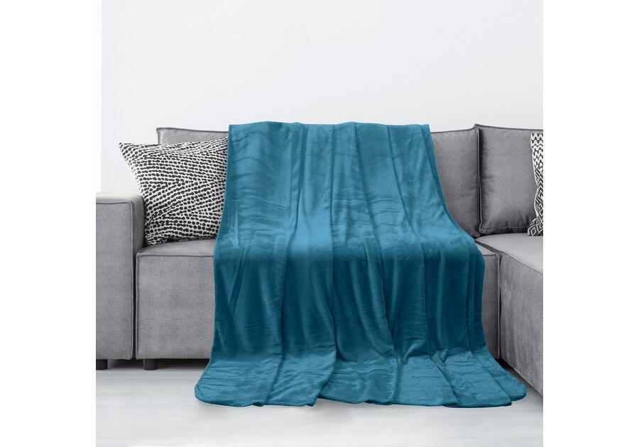 Zdjęcie: Koc Tyler indigo 220x240 cm AMELIA HOME