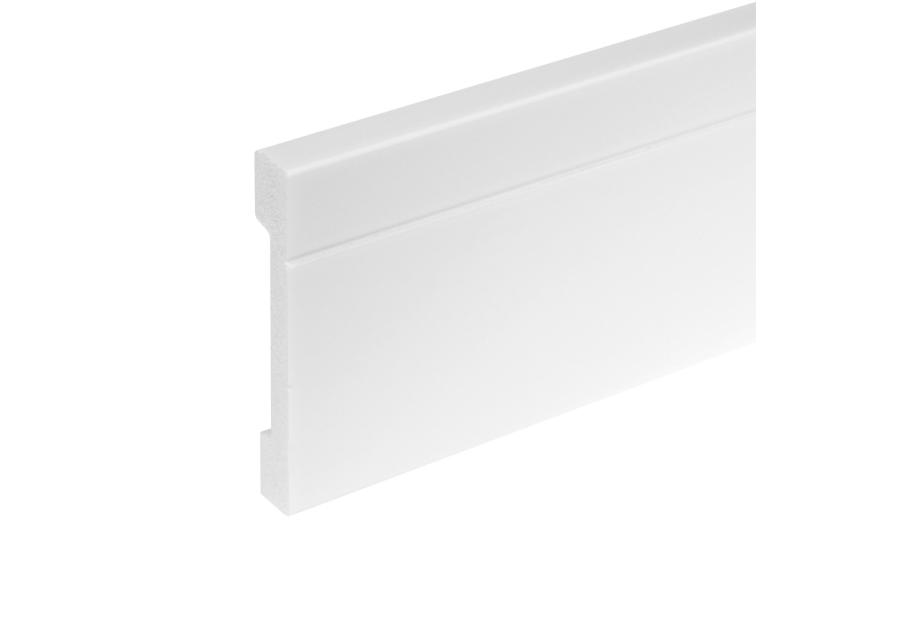Zdjęcie: Listwa przypodłogoa 109,9x15,8 mm - 2,44 m biała CEZAR