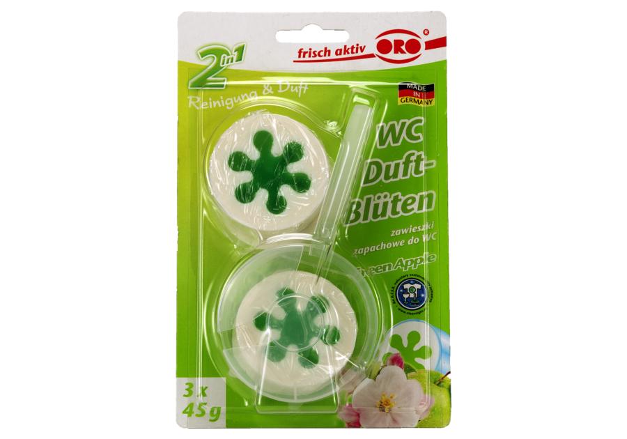 Zdjęcie: Krążki zapachowe WC Green Apple ORO