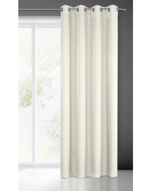 Zdjęcie: Zasłona gotowa Rita 140x250 cm kremowy EUROFIRANY