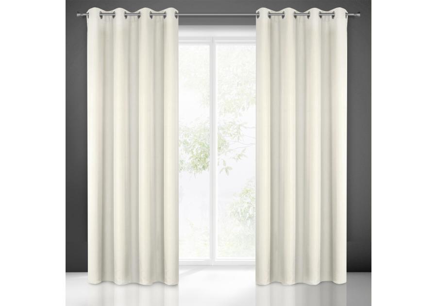 Zdjęcie: Zasłona gotowa Rita 140x250 cm kremowy EUROFIRANY