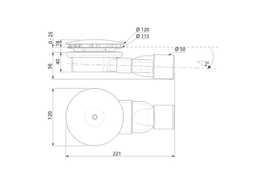 Zdjęcie: Odpływ brodzikowy Slim 90 mm TYCNER