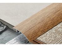 Zdjęcie: Listwa ochronna aluminiowa wcisk 47 mm 0,93 m dąb jasny CEZAR