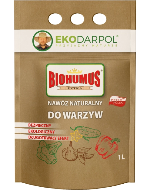 Zdjęcie: Nawóz Biohumus Extra sypki do warzyw 1 L EKODARPOL