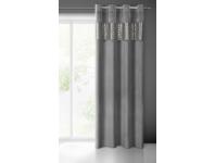 Zdjęcie: Zasłona gotowa Margot 140 x 250 cm grafitowy EUROFIRANY