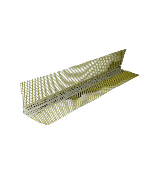 Zdjęcie: Narożnik aluminiowy z siatką 10/10 cm Extra 2,5 mb DOMBUD