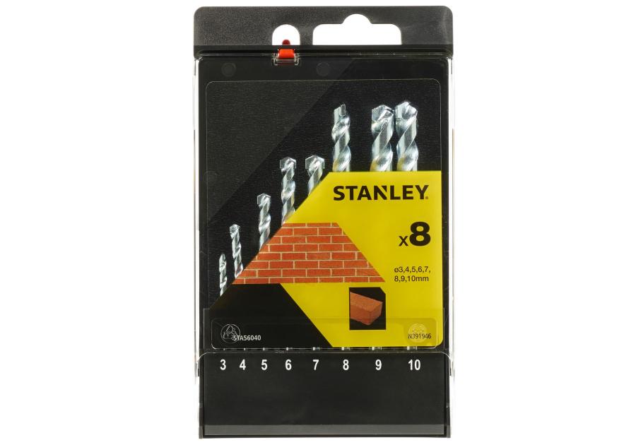 Zdjęcie: Wiertła do muru - komplet 8 sztuk STANLEY