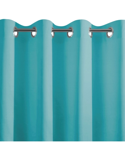Zdjęcie: Zasłona gotowa Ada 140x250 cm turkusowy EUROFIRANY