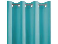 Zdjęcie: Zasłona gotowa Ada 140x250 cm turkusowy EUROFIRANY