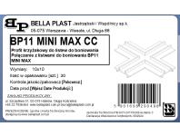 Zdjęcie: Łącznik PVC krzyżowy BP11 Mini Max CC biały, do listew do boniowania BELLA PLAST