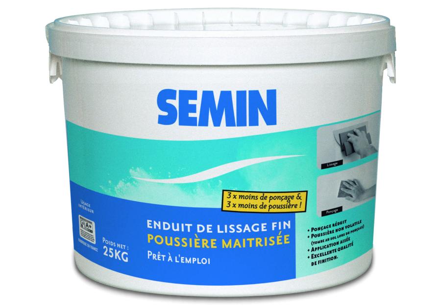 Zdjęcie: Gładź szpachlowa Poussiere Maitrisee 20 kg SEMIN