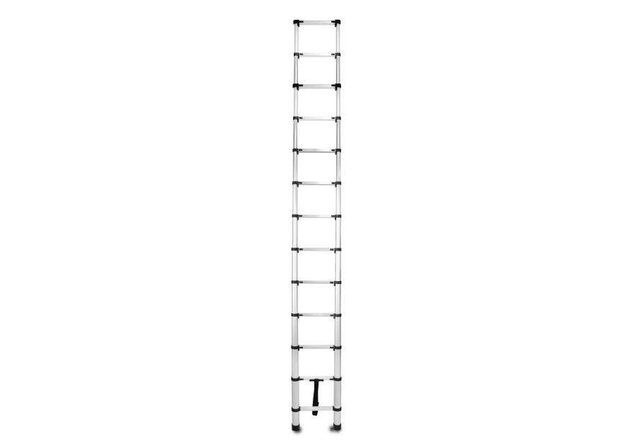 Zdjęcie: Drabina aluminiowa teleskopowa 3,8 m Home 13 szczebli 125kg DRABEST