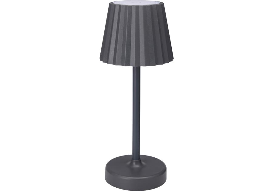 Zdjęcie: Lampa stołowa 10x26 cm szara KOOPMAN