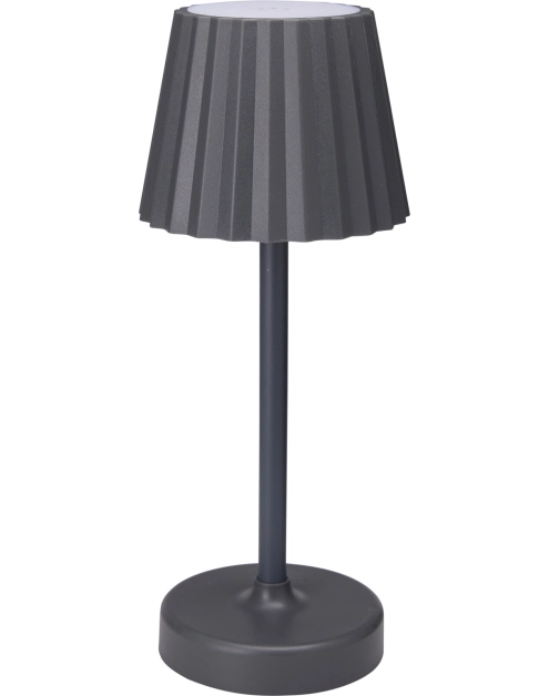 Zdjęcie: Lampa stołowa 10x26 cm szara KOOPMAN