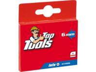 Zdjęcie: Zszywki typ J, 6 mm, 1000 sztuk TOP TOOLS