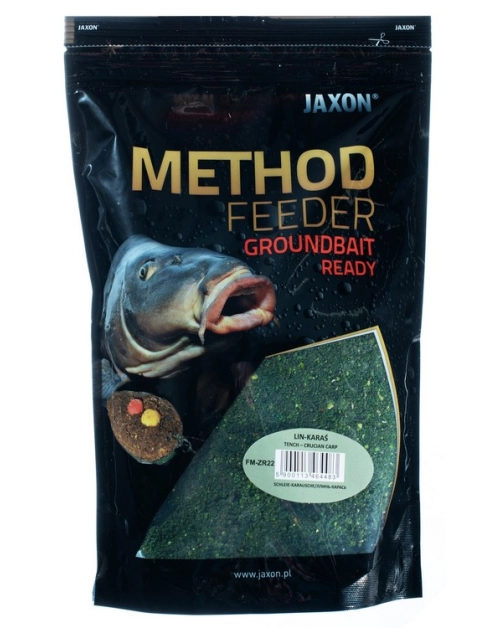 Zdjęcie: Zanęta method feeder ready 750 g lin, karaś JAXON