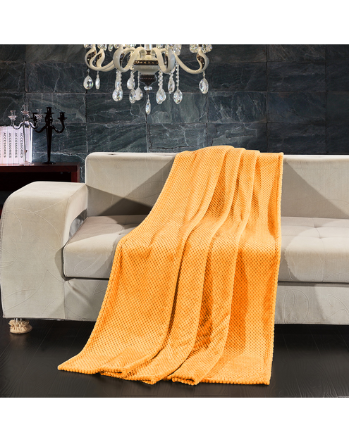 Zdjęcie: Koc Henry Orange 70x150 cm DECOKING