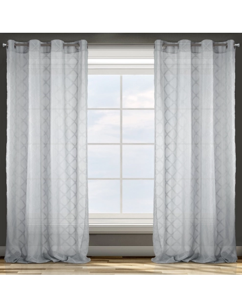 Zdjęcie: Zasłona gotowa D91 Betsy 140x250 cm szary EUROFIRANY