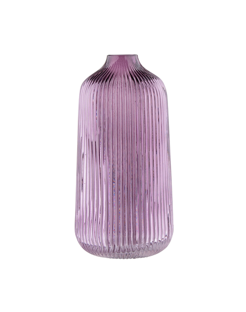 Zdjęcie: Wazon szklany H 21 cm fioletowy ALTOMDESIGN