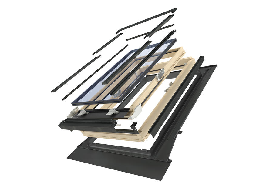 Zdjęcie: Kołnierz okna dachowego OptiLight TZ-D 78x118 cm KRONMAT