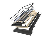 Zdjęcie: Kołnierz okna dachowego OptiLight TZ-D 78x118 cm KRONMAT