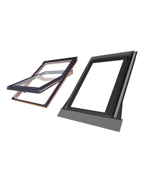 Zdjęcie: Kołnierz okna dachowego OptiLight TZ-D 78x118 cm KRONMAT