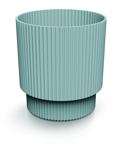 Zdjęcie: Doniczka Milly Round jasny szary, wysokość 13,8 cm PROSPERPLAST
