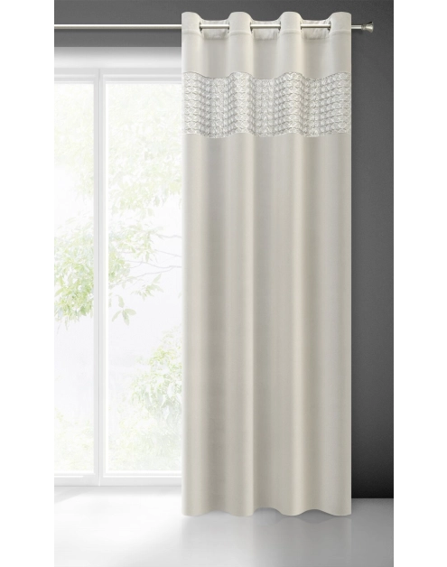 Zdjęcie: Zasłona gotowa Margot 140 x 250 cm srebrny EUROFIRANY