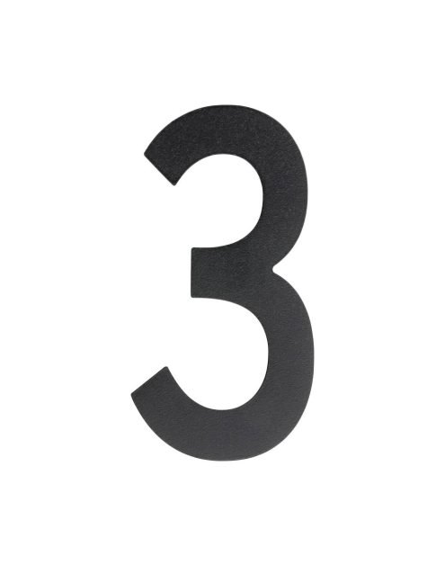 Zdjęcie: Cyfra 3 samoprzylepna 50 mm czarny mat METRO