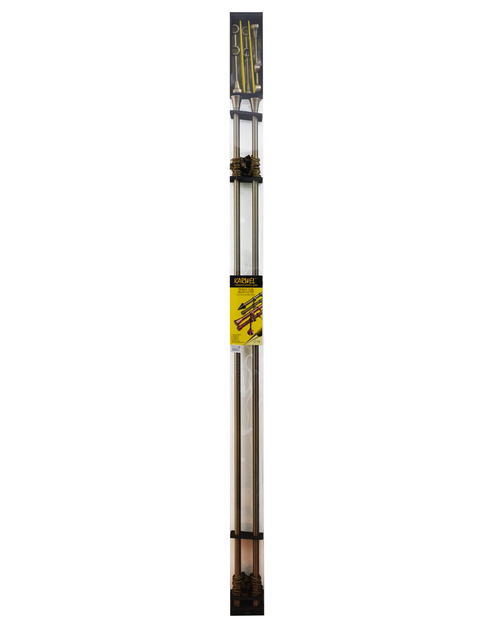 Zdjęcie: Karnisz podwójny Zeus fi 25 mm - 400 cm owal złoto KARWEL